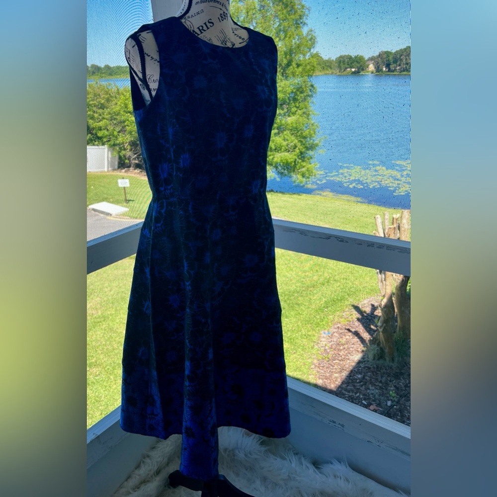 Anne Klein size 10 blue dress